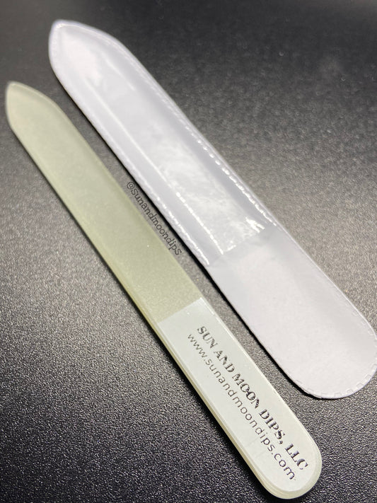 Glass Nail File (with sleeve)